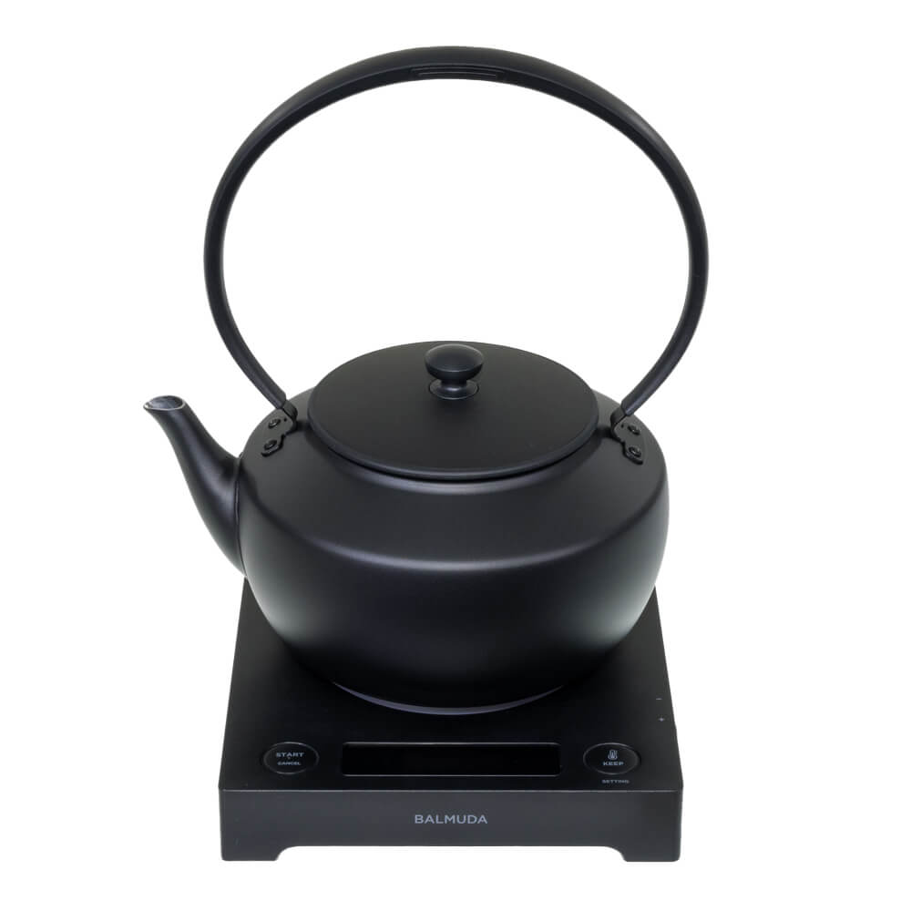 パッケージ訳あり品】BALMUDA 電気ケトル MoonKettle ブラック KPT02JP