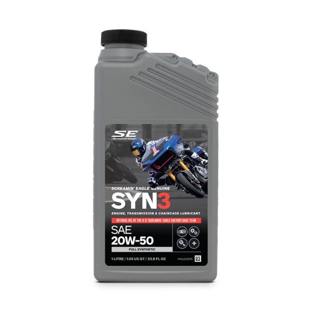 ノーネーム　SYN3オイル3本セット　品番62600021 ハーレーダビッドソン 純正 オイル SYN3 12本入×1箱 62600021