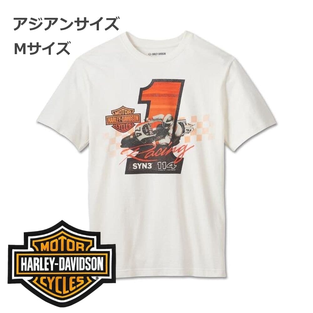 ハーレーダビッドソン 純正 メンズ HD #1 レーサーTシャツ ※アジアン