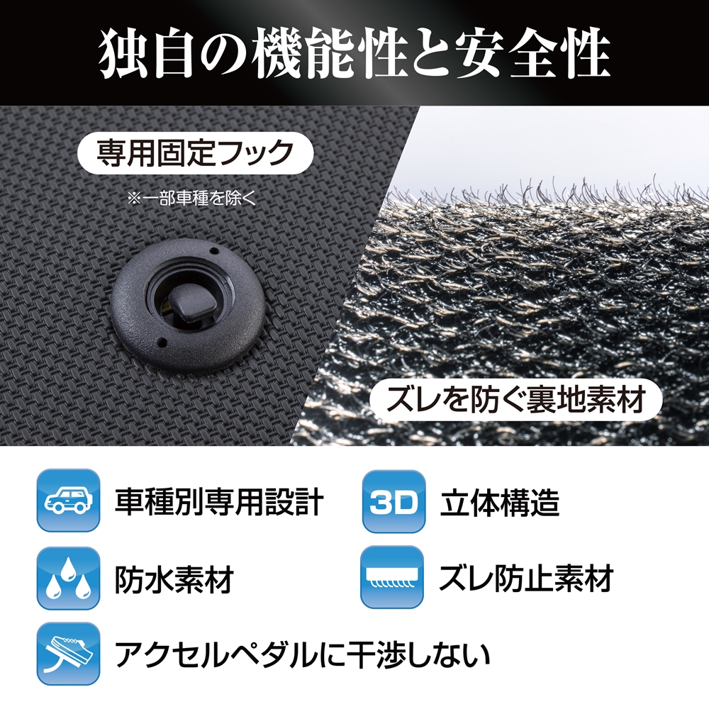 イレブンインターナショナル Clazzio(クラッツィオ) 立体フロアマット