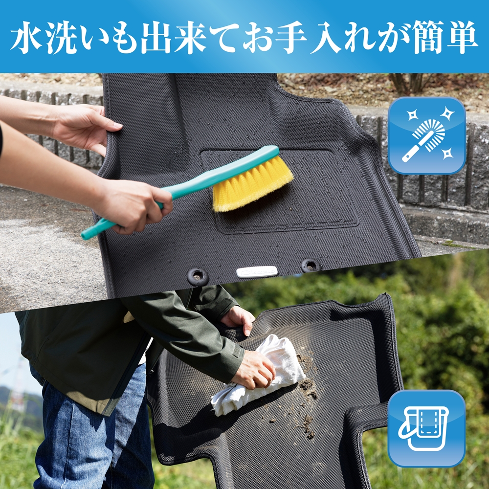 イレブンインターナショナル Clazzio(クラッツィオ) 立体フロアマット