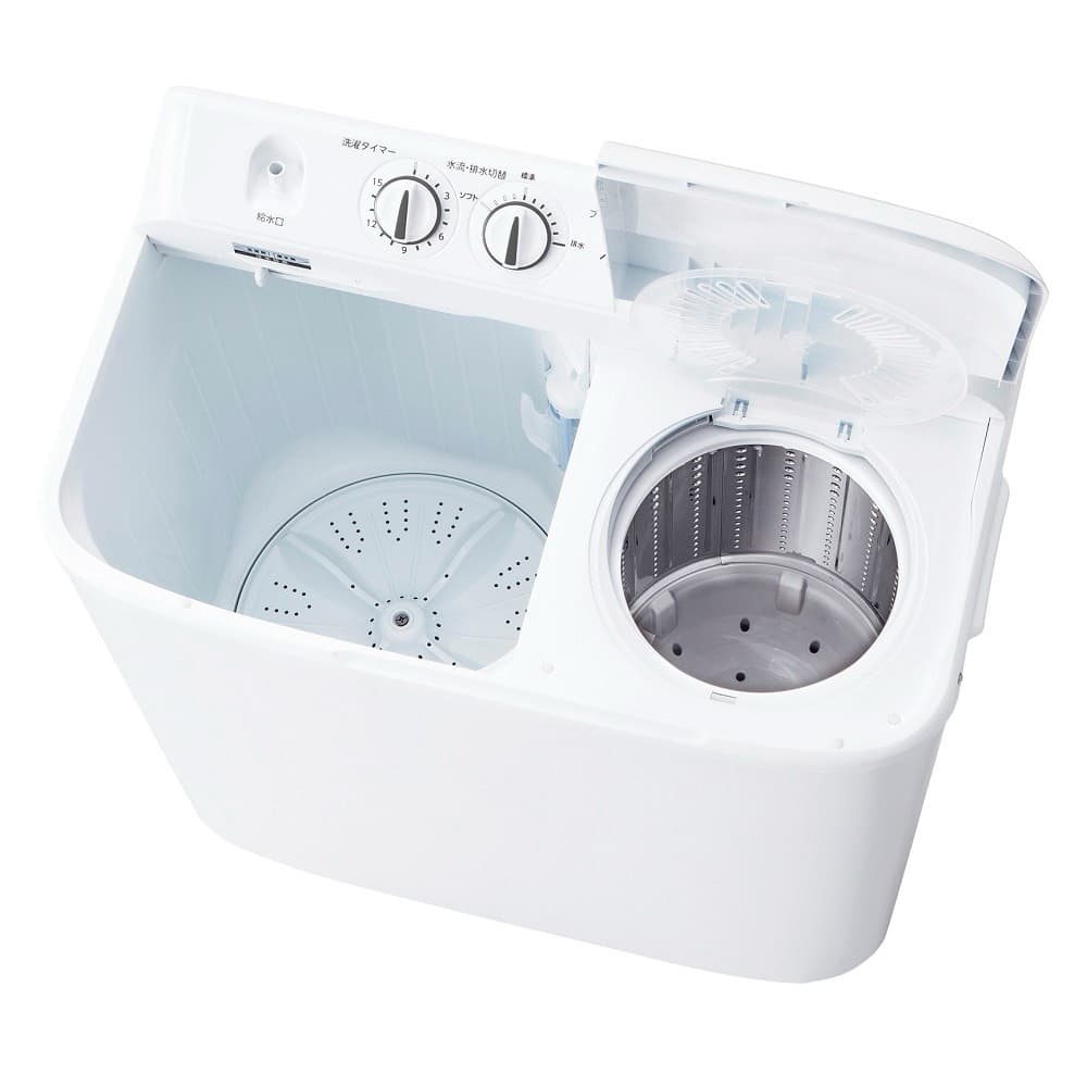 配送のみ/設置取付無し】 ハイアール 5.0kg 二槽式洗濯機 JW-HSW50A