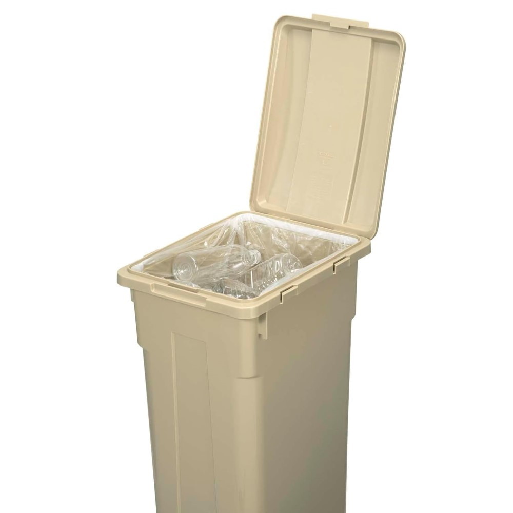 【色:カーキベージュ_サイズ:70L2個セット_スタイル:連結ハンドル付】【 限 新輝合成 連結カラー分別ペール70 カーキベージュ｜うさマートジャパン