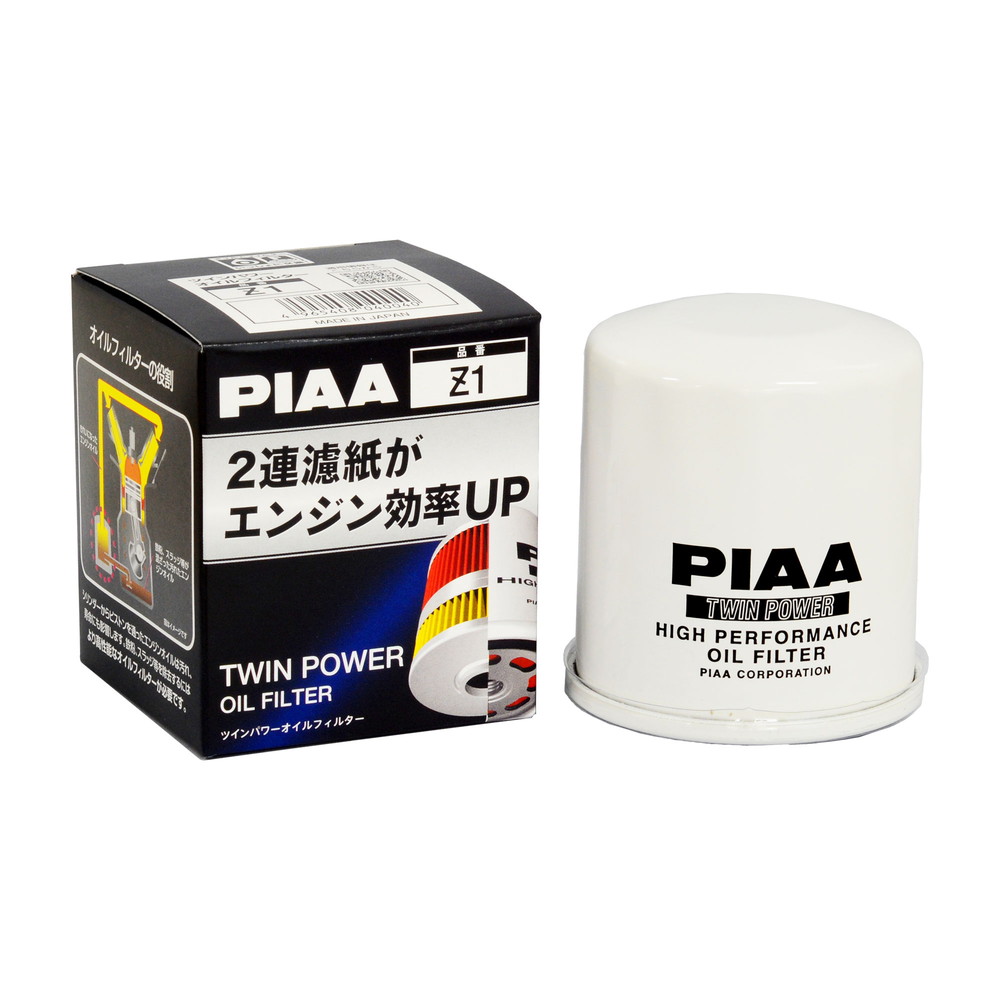 PIAA オイルフィルター オイルエレメント ツインパワー トヨタ車用 1個