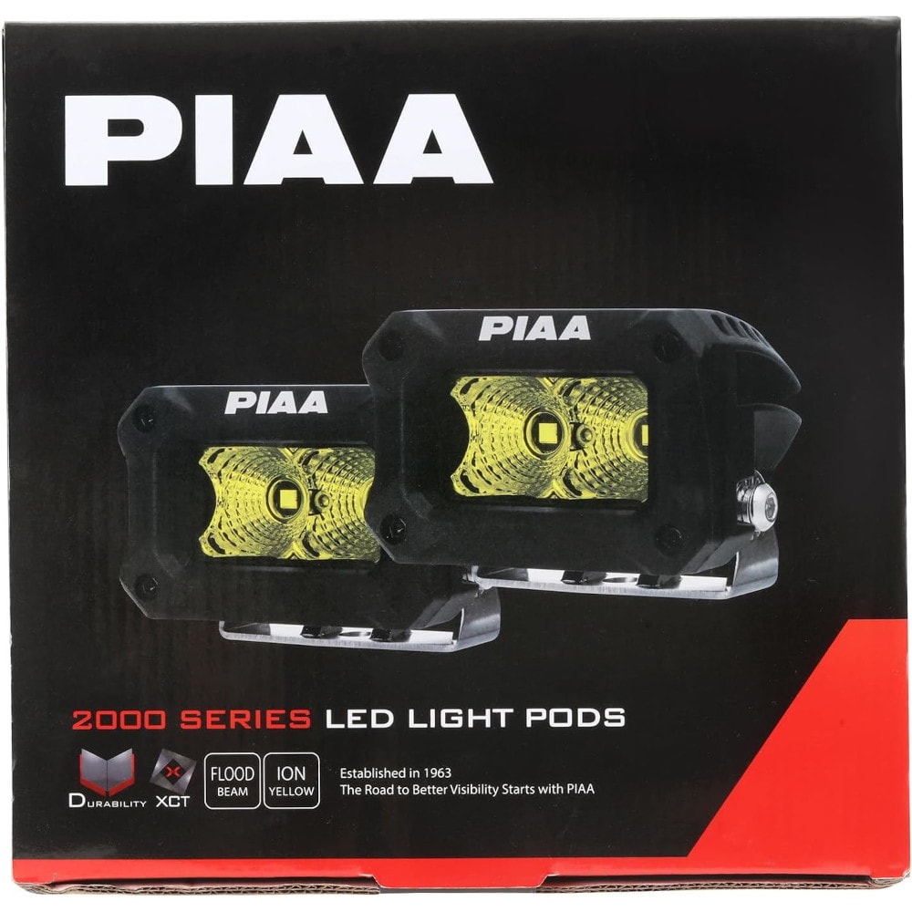 PIAA 後付けランプ 2000LIGHT PODS 2個入 FLOOD配光 イオン