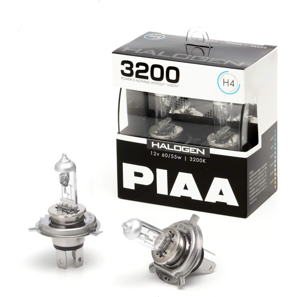 PIAA ヘッドライト・フォグランプ用 ハロゲン H4 2個入 3200K HS604