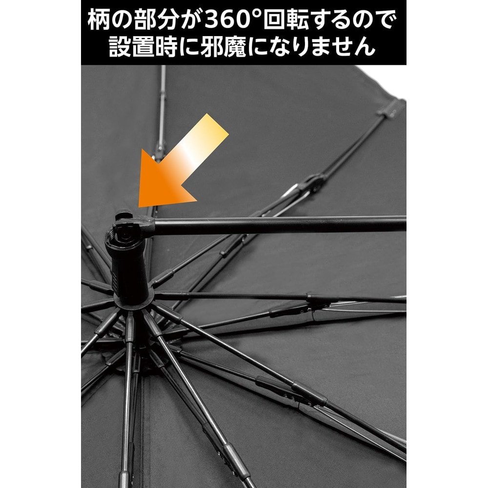 PIAA Car Sunshade Umbrella ブラック 折りたたみ傘タイプ 1個入 L