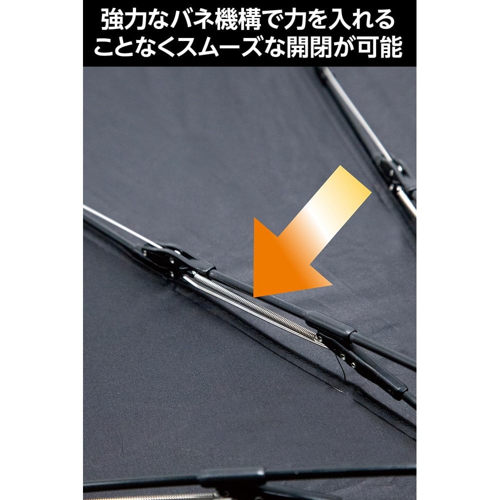 PIAA Car Sunshade Umbrella ブラック 折りたたみ傘タイプ 1個入 XL