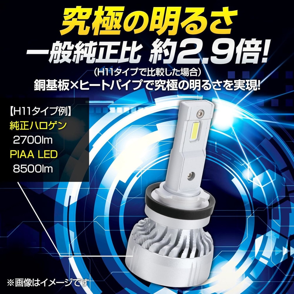 PIAA ヘッド&フォグ用LEDバルブ LEH221｜うさマートジャパンサービス