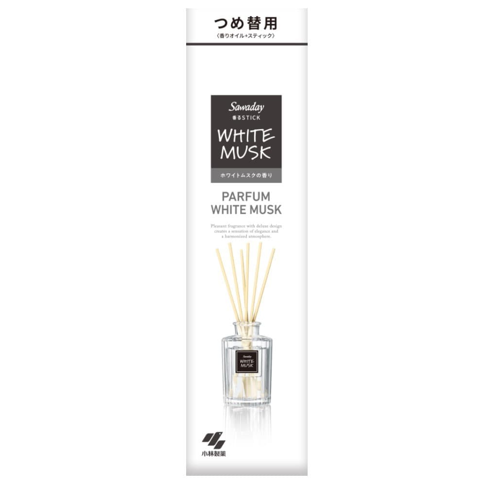 小林製薬 Sawaday 香るStick パルファム ホワイトムスク 70mL つめ替用