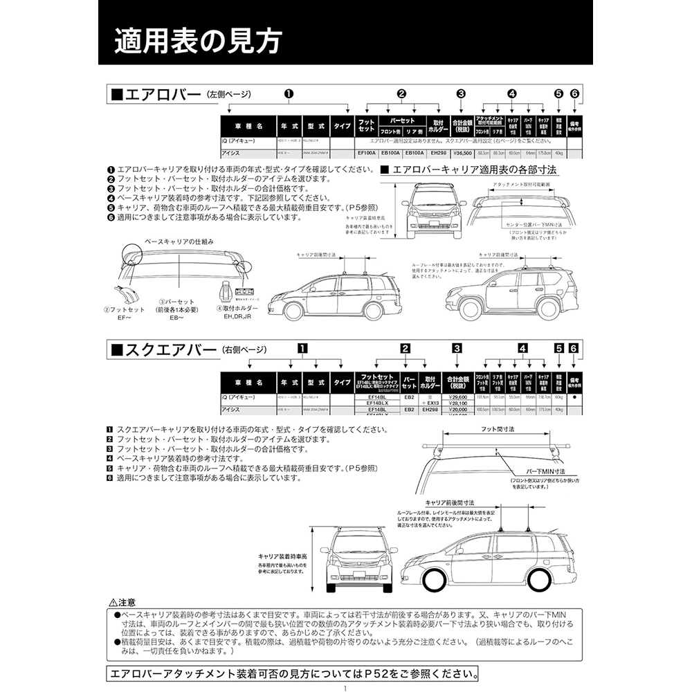 PIAA Terzo ルーフキャリア ベースキャリア フット 4個入 ボルトオン 