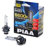 PIAA ヘッドライト用 HIDバルブ 2個入 6600K D4R/D4S共用 HL664｜うさ