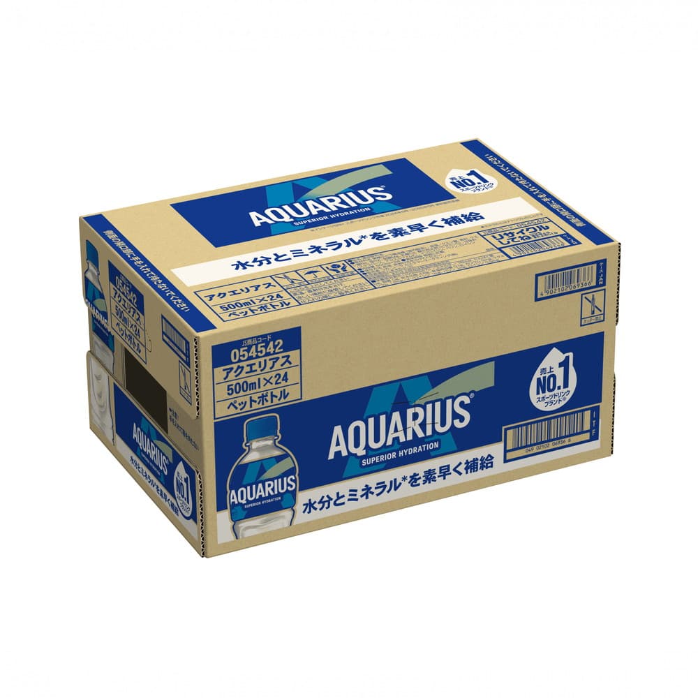 アクエリアス ペットボトル 500ml 1ケース(24本入)｜うさマート