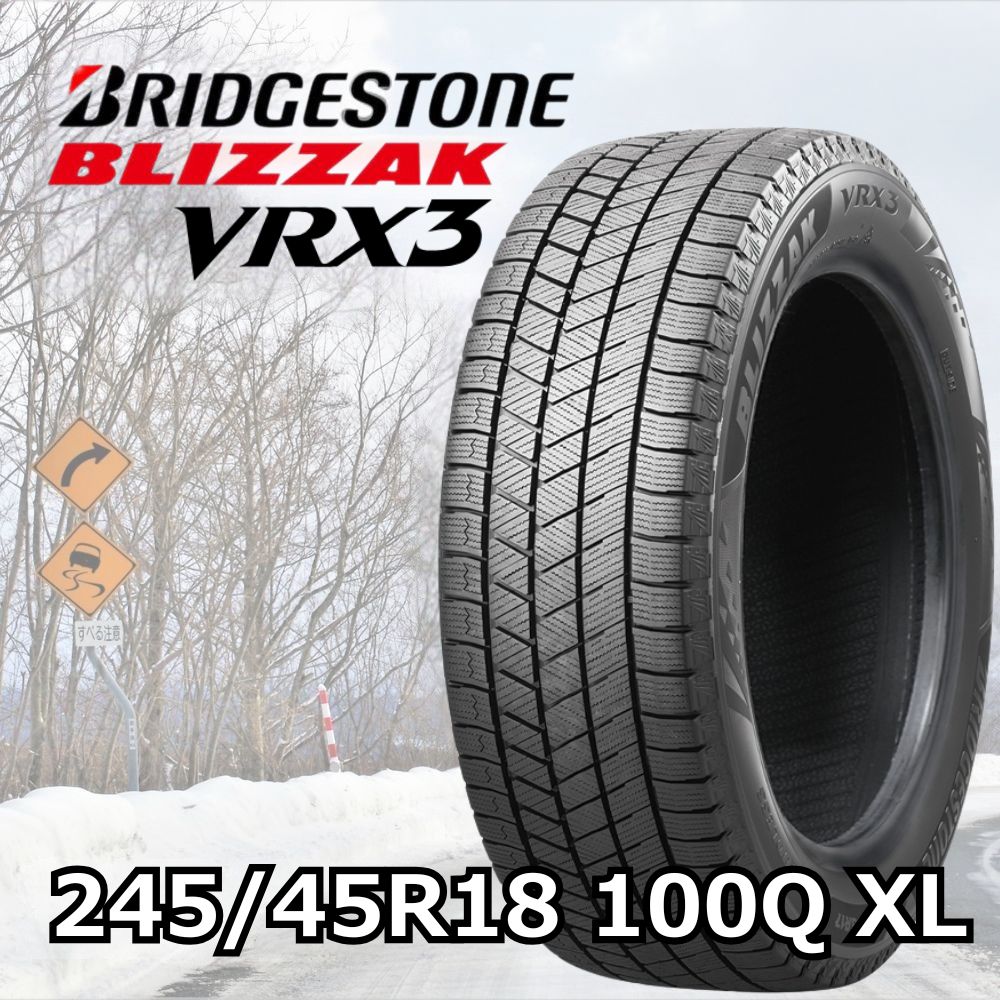 [1�{] BLIZZAK VRX3 245/45R18 100Q XL