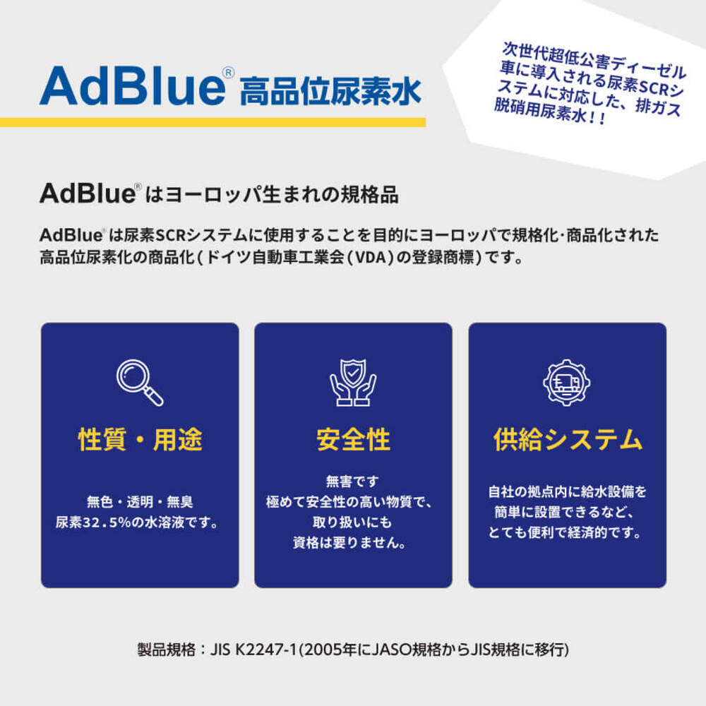 国内製造品】日本液炭 アドブルー 10L ノズルホース付き【VDA認証・JIS