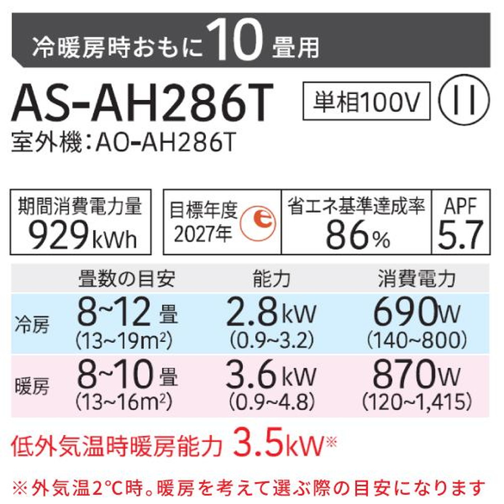 標準取付工事込】ゼネラル ルームエアコン nocria(ノクリア)AHシリーズ